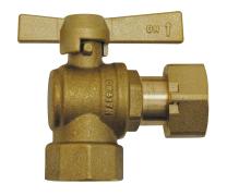Vanne compteur d'eau - Equerre - F