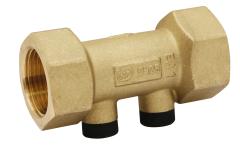 Clapet antipollution EA - Droit F/F - 2 bouchons