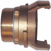Raccord pompier mâle avec verrou